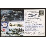 1990 The Major Assault cover signed by 8 Battle of Britain participants. Printed address, fine.