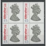 2017 Referendum £5 block of 4 U/M.