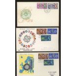 1960 Europa & 1961 CEPT (2), all on scarce illustration FDCs.