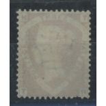 1870-74 1½d rosy mauve, T-H, unused, badly faded, missing perf at bottom right.