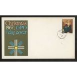 1967 Christmas GPO FDC with Jericho CDS. Unaddressed, fine.