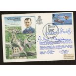 Karl Donitz & Arthur Harris autographed on 1978 Viscount Portal cover. 1 of 29 covers.