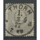 1875 50pf grey used, fine.