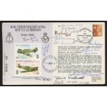 1980 Battle of Britain 40th Anniversary cover signed by 14 Battle of Britain participants.