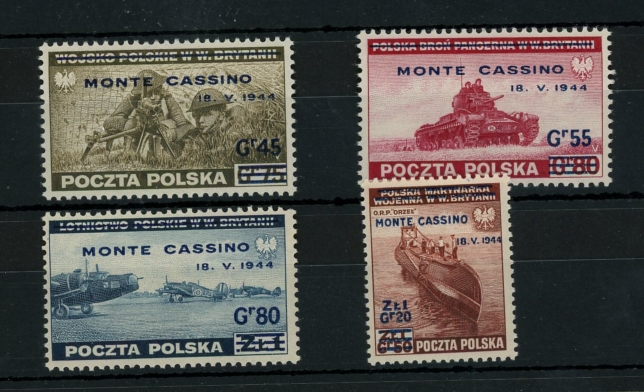 1944 Monte Cassino set U/M. - Image 2 of 2