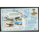 1986 Battle of Britain 46th Anniversary cover signed by 12 Battle of Britain participants.