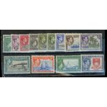 1939-55 set incl. both 2½d Mint.