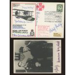 1971 RAF Museum cover signed by 4 German KC's. Address label, fine. Also signed photo.