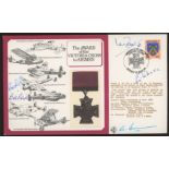 1984 The Award of the Victoria Cross to Airmen cover signed by 4 Victoria Cross holders.
