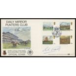 1979 Horse Racing Benham BOCS FDC signed by Willie Carson & Lester Piggott. Printed address, fine.