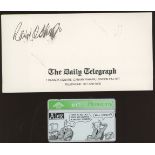 BTP 130 The Daily Telegraph/Alex with brochure signed by designer Robin Ollington.