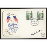 1976 American Bicentenary Cotswold FDC signed by Frank Sinatra. Address label, fine.