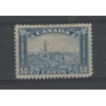 1930-31 50c blue Mint, fine.