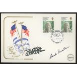 1976 American Bicentenary Cotswold FDC signed by Bob Hope & Frank Sinatra. Address label, fine.