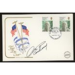 1976 American Bicentenary Cotswold FDC signed by Clint Eastwood. Address label, fine.