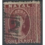 1863 1d brown used,