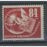 1950 Philatelic Exhibition 84pf + 41pf Mint, fine.