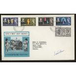 1964 Shakespeare GPO FDC with Stratford upon Avon FDI H/S signed by John Gielgud.