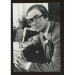 Michael Caine: Autographed 16 x 11 cm black & white photo, fine.