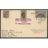 1931 (Aug 10th) Flight cover bearing Indian stamps,