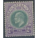 1902 2/- green & bright violet Mint, fine.