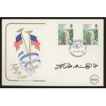 1976 American Bicentenary Cotswold FDC signed by Liza Minelli. Address label, fine.