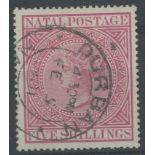 1874 5/- rose used, fine.