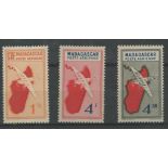 1935 Air 1f75, 4f & 4f50 Mint, fine.