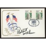 1976 American Bicentenary Cotswold FDC signed by Robert Mitchum. Address label, fine.