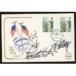 1976 American Bicentenary Cotswold FDC signed by Kirk Douglas, Charlton Heston & Bob Hope.