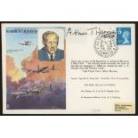 Arthur Harris autographed on Sir Arthur Harris RAF cover. Address label, fine.