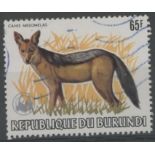 1982 African Animals 65f Jackal used, fine.