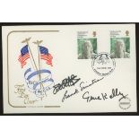 1976 American Bicentenary Cotswold FDC signed by Bob Hope, Frank Sinatra & Gene Kelly.
