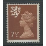 Scotland 7½p FCP/PVA U/M, fine.