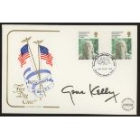 1976 American Bicentenary Cotswold FDC signed by Gene Kelly. Address label, fine.