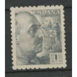 1939 Franco 1pta Mint, fine.