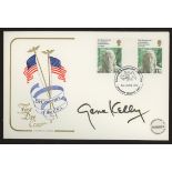 1976 American Bicentenary Cotswold FDC signed by Gene Kelly. Address label, fine.