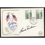 1976 American Bicentenary Cotswold FDC signed by Frank Sinatra. Address label, fine.