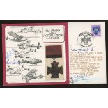 1984 Award of the VC cover signed by 4 Victoria Cross holders. Unaddressed, fine.