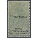 1888 1/- green & black Mint, few short perfs at bottom, otherwise fine.