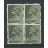 3½p OCP/DEX block of 4 U/M, fine.