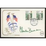 1976 American Bicentenary Cotswold FDC signed by Charles Bronson. Address label, fine.