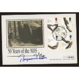 1998 National Health Service Tredegar Westminster Official FDC signed by Margaret Thatcher.