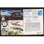 1990 The Major Assault cover signed by 6 Battle of Britain participants. Printed address, fine.