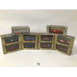 A GROUP OF EIGHT BRUMM VINTAGE DIE CAST MODELS, 1/43 SCALE, ALL BOXED, TOGETHER WITH ANOTHER TWO