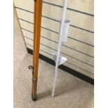 A CRADDOCK TALISMAN BEACH / SEA FISHING ROD 12 FT 2 PIECE WITH STAND