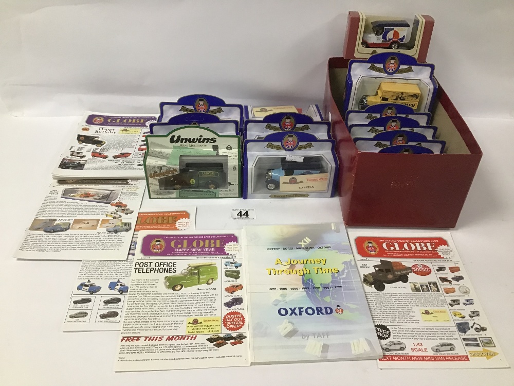 ASSORTMENT OF OXFORD DIE CAST VEHICLES IN ORIGINAL BOXES