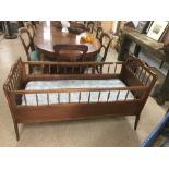 AN OAK COT 146 CM