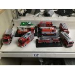 NINE DEL PRADO EMERGENCY FIRE ENGINE TOYS