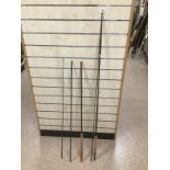 A BRUCE WALKER 7 ORTHODOX FLY ROD 8.5FT AND A MILBRO TRUFLY F85/2 3 PIECE ROD